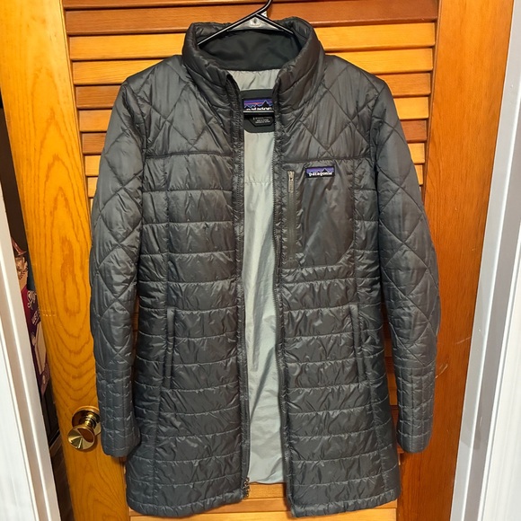 Patagonia Radalie Parka, gray- womens size small - Picture 3 of 9